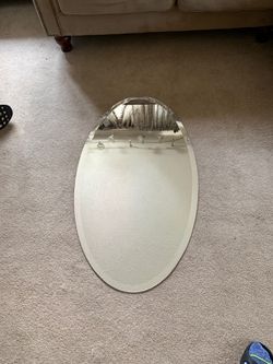38” X 22” Large Oval table Mirror MONROEVILLE