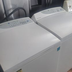 Fisher, Paykal, washer and dryer set