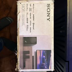 Sony HTS40R 5.1ch Home Cinema Soundbar System
