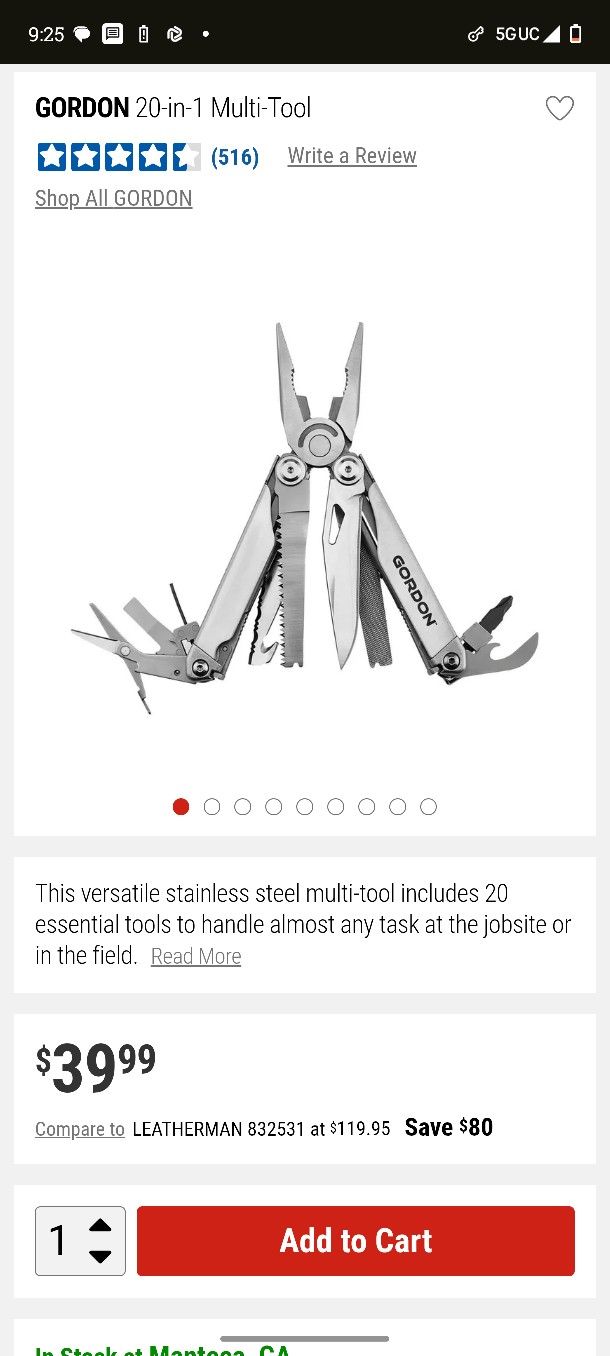 GORDON 20-in-1 MultiTool