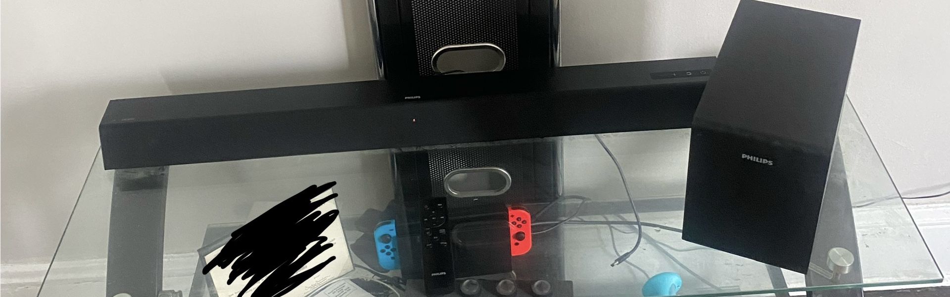 Philips Soundbar and subwoofer set
