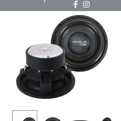Tezla Audio 1,000 watt subwoofer/ sound digital evo-x amplifier 
