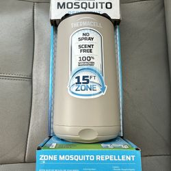 Thermacell Mosquito REPELLENT Patio Shield 15 ft ZONE NO SPRAY Refillable 12 hr.