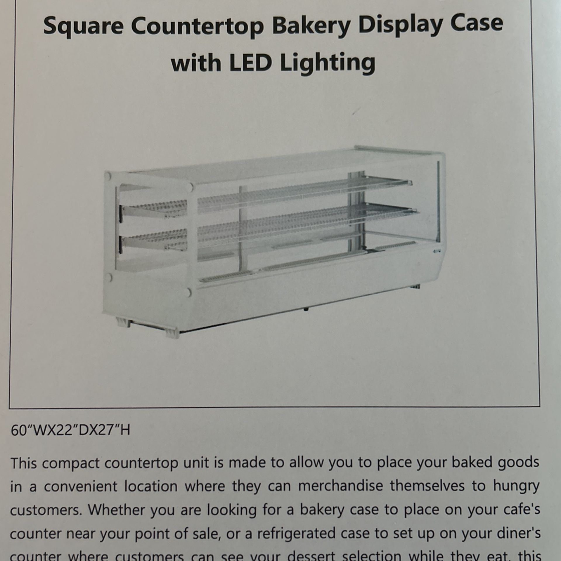 Refrigerated Display Countertop 60”