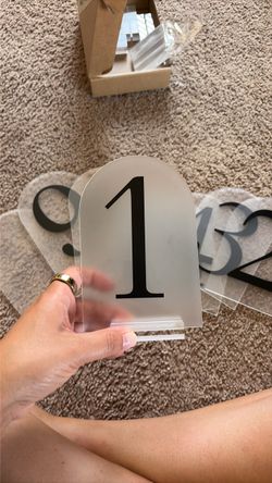 Table Numbers