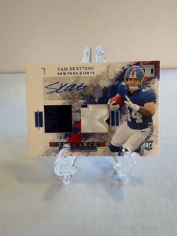 2025 Impeccable -  Cam Skattebo #ELE-CSO Elegance Patch Auto /89 (RC)