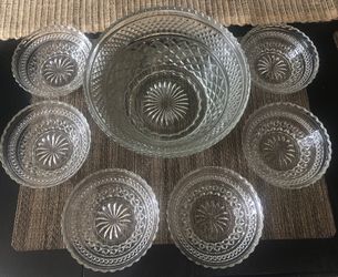 7 piece glass bowl set