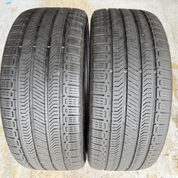 TWO TIRES 255/40/21 Continental Cross Contact RX With 70% Left Good Deal Install •  