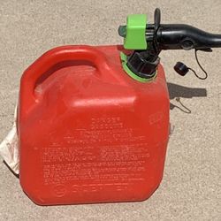 Portable Red Fuel Gas Canister Fuel Gasoline