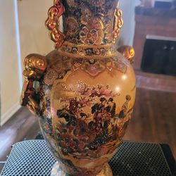 Rare Japanese Satsuma Large Vase"