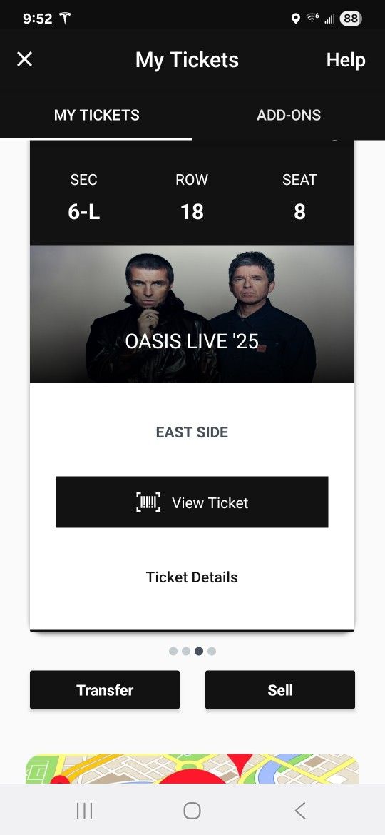 Oasis Rose Bowl tickets Sunday 9/7/25 - Lower section, Great view of stage 