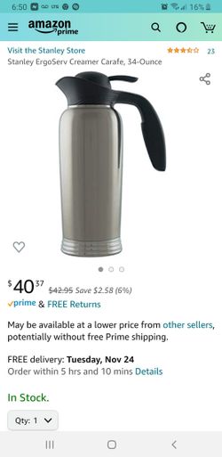 ErgoServ Creamer Carafe