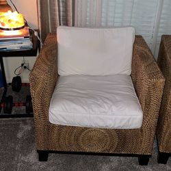 Z Gallerie Concentric Rattan Chair