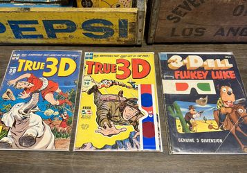 Rare Vintage 3D Comic books (3)