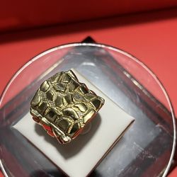 Brand New 10k Big Boy Nugget Ring