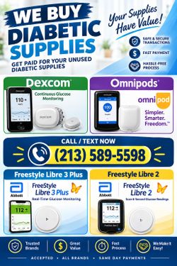 We Buy Dexcom G6 & G7 Sensors – Cash Offers