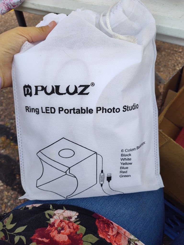 Ring LED Portable photo Studio