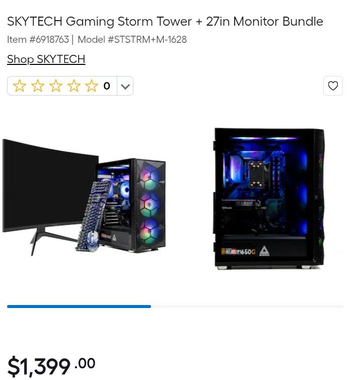 Brand New Spytech Edge Gaming PC & Keyboard & Monitor