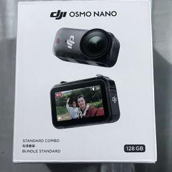 DJI Osmo Nano Standard Combo (128GB) - 4K/60fps Magnetic Vlogging Camera with a 1/1.3″ Sensor