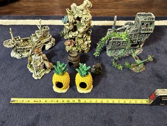 Large aquarium decorations Used