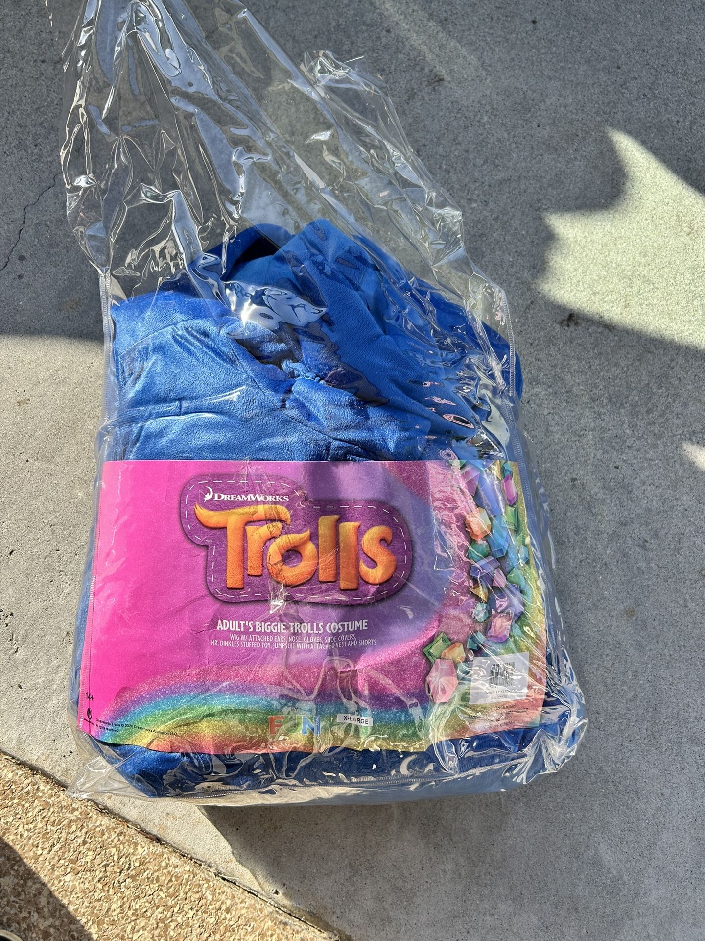 Trolls Biggie Adult Costume