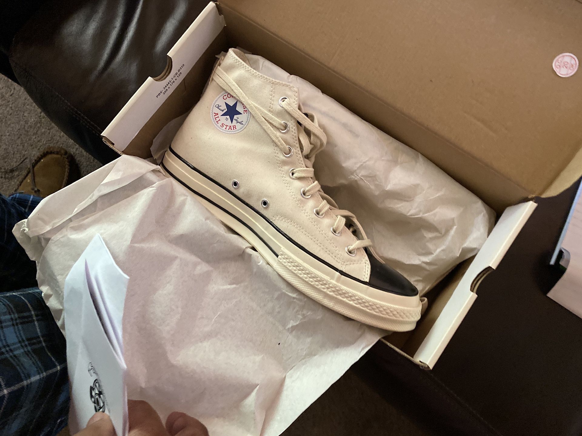 Fear of God X Converse Essentials Ivory size 13