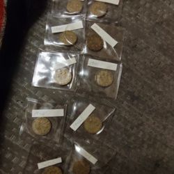 British Silver 3 pence Lot Of 10 