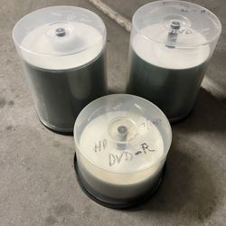 Many Recordable Blank DVD’s & Blank CD’s