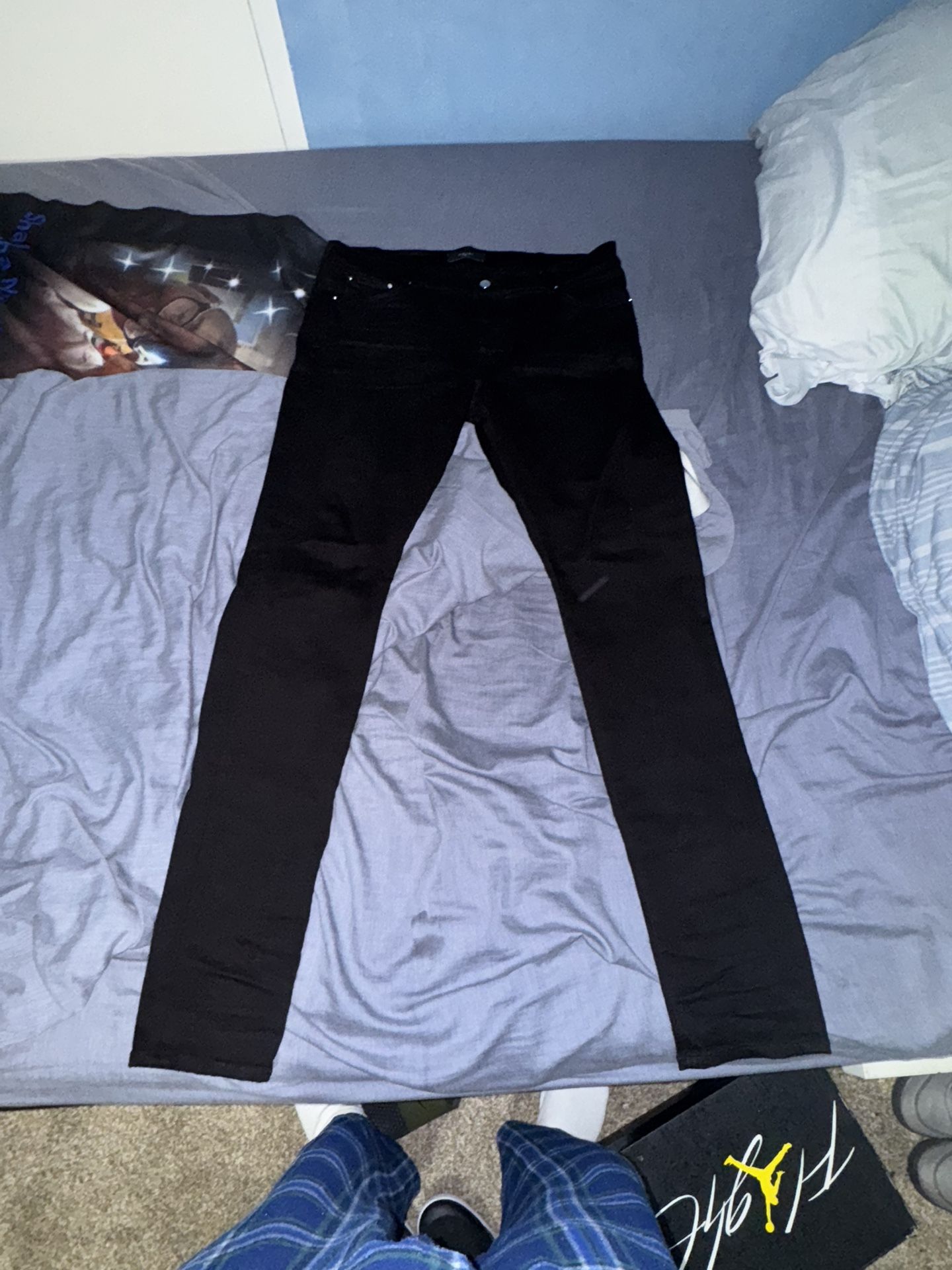 All Black MX1 Amiri Jeans