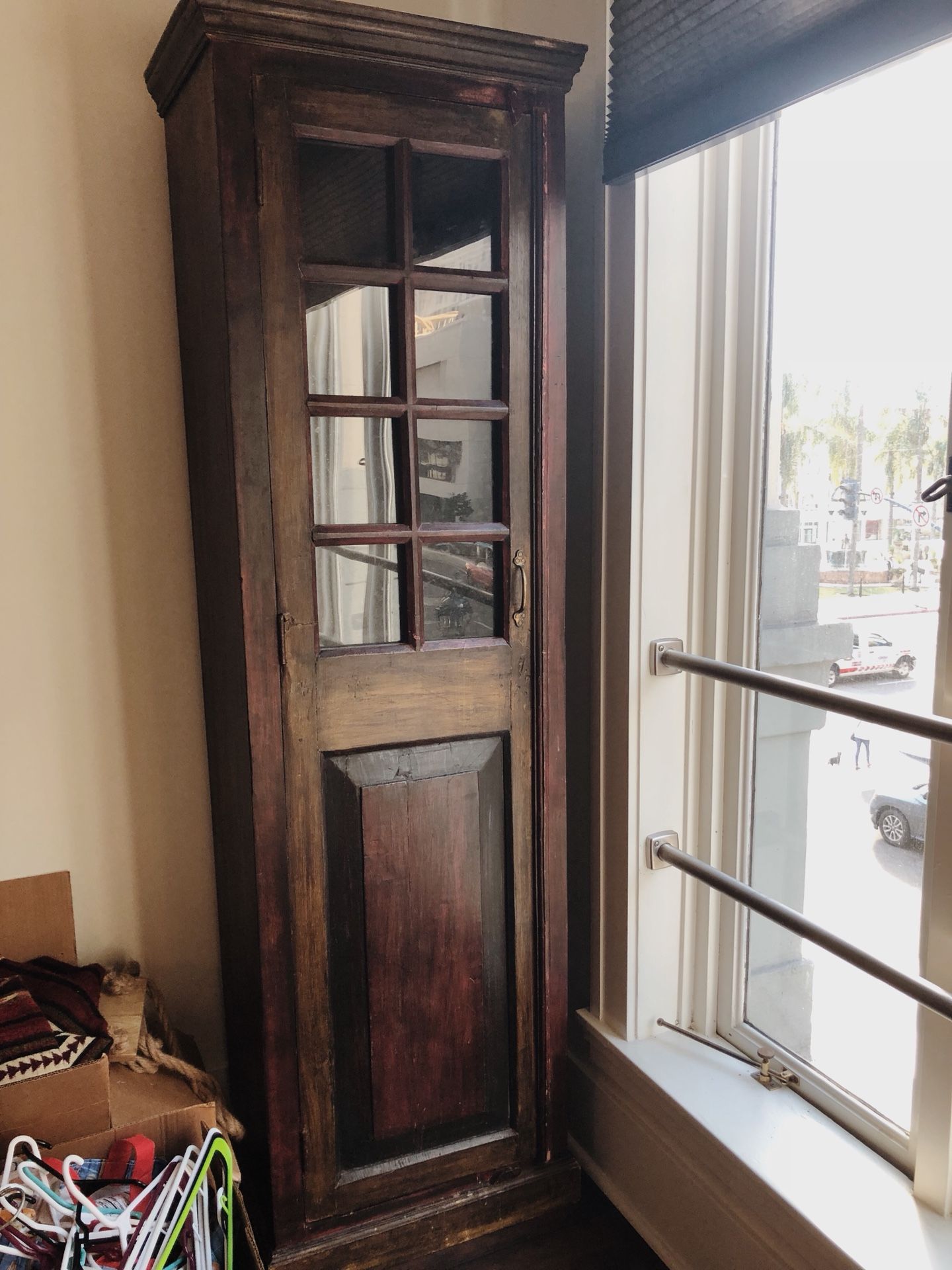 Rustic REAL wood cabinet/shelf