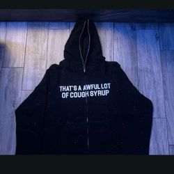 Alocs Hoodie Rhinestone 