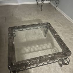 Two end tables one coffee table