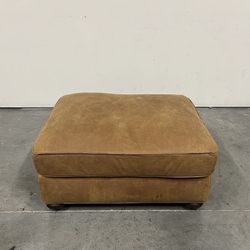 Restoration Hardware, Original Lancaster Leather Ottoman