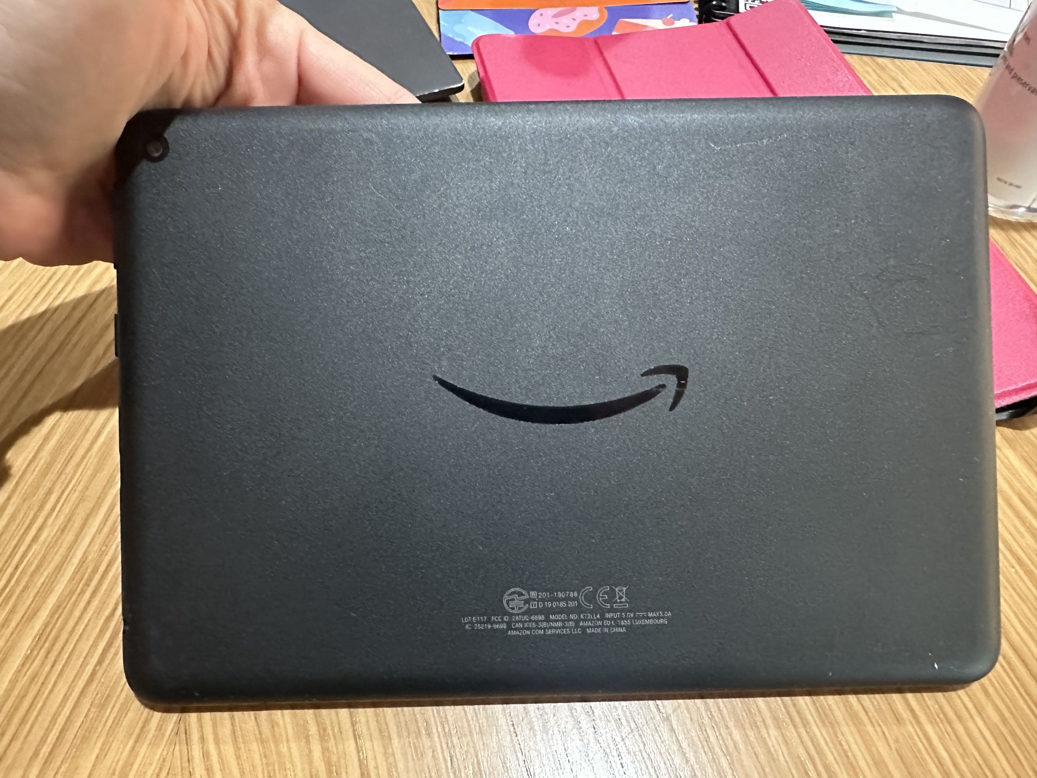 Amazon Fire Tablet AND Grogu Pink Diamond Art Case