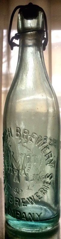 Empty Antique Vintage Beer Bottle