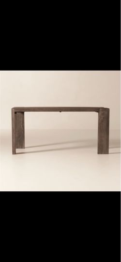 CB2 Blox 63” Solid Mango Wood Dining Table – $250
