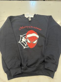 Youth Size Spiderman Christmas Sweater