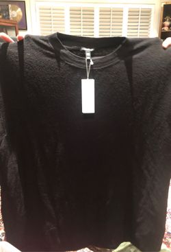 Black Eileen Fisher mock neck tunic