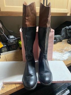 Universal Thread Tall Two-Tone Riding Boots Size 8
