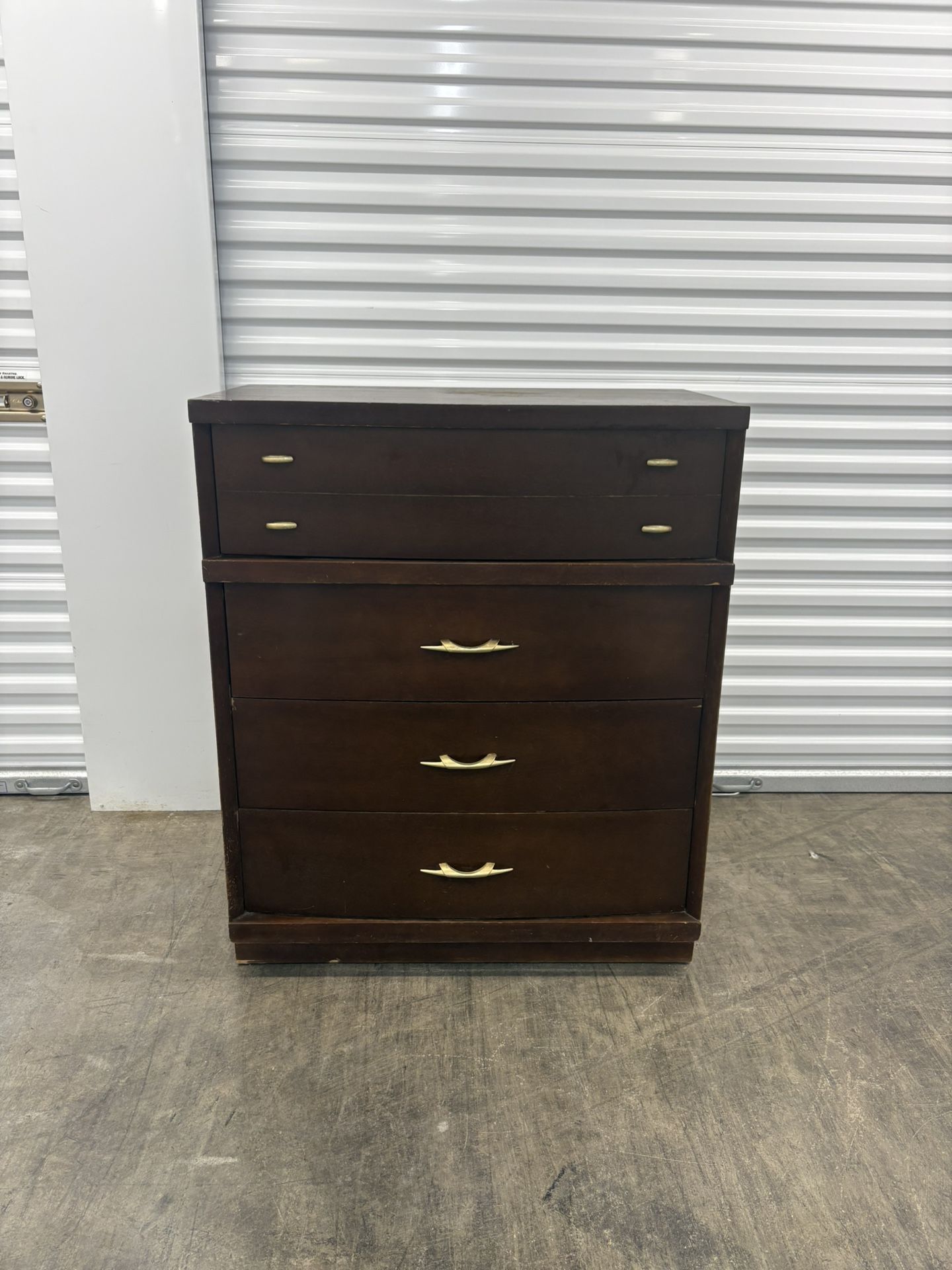 Midcentury Modern Dresser Tallboy Solid Wood