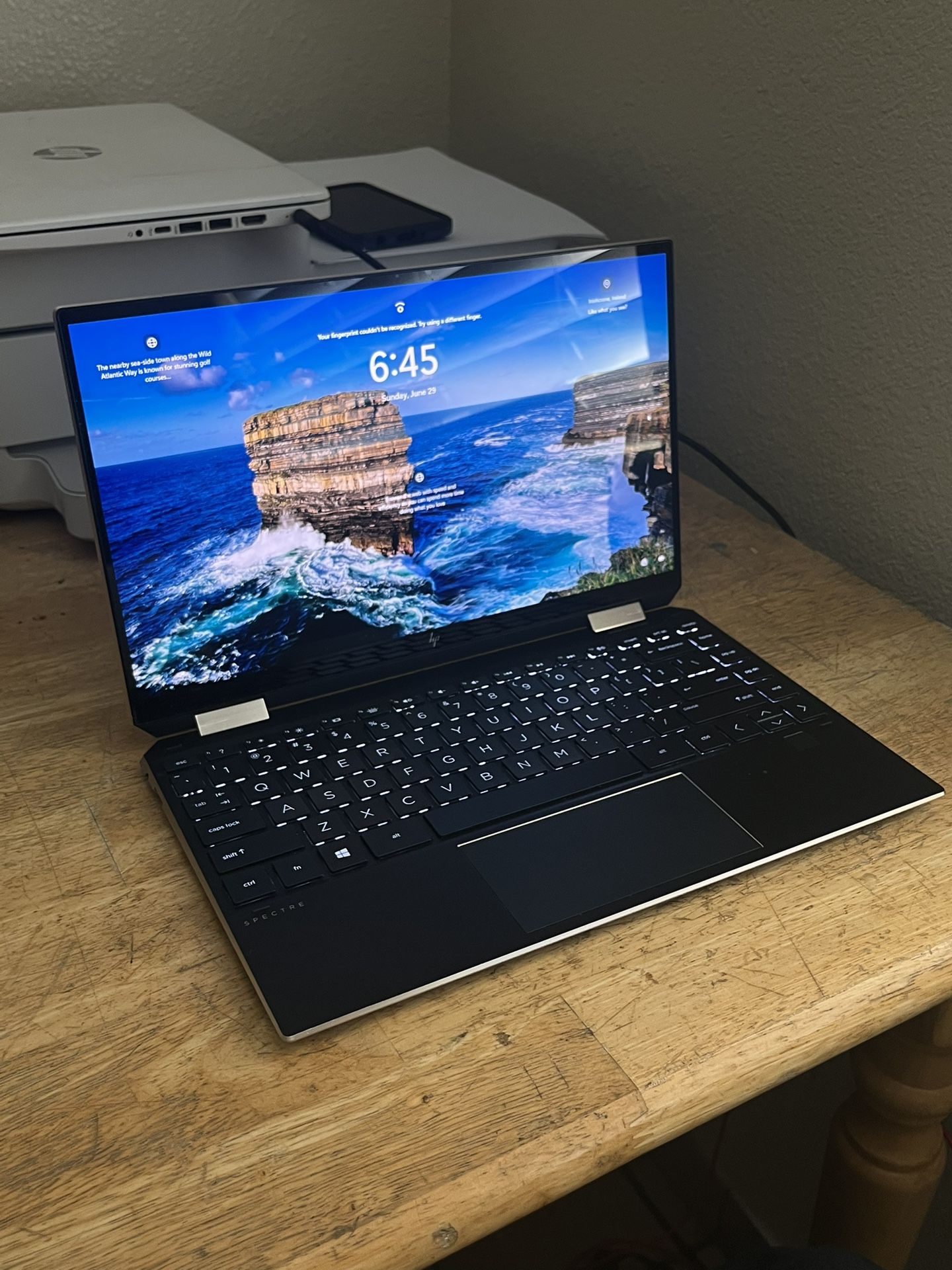 Hp Spectre laptop 13.5