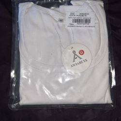 Long Sleeve White With Ridges Body Suit 