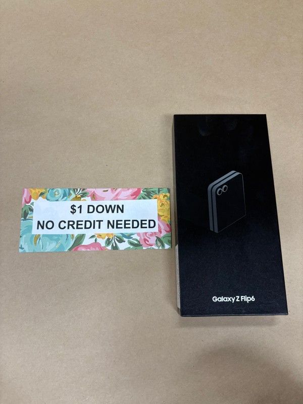Samsung Galaxy Z Flip 6 5G - Only $1 Today Pay The Rest Later!
