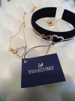 Swarovskl Necklace & Bracelet