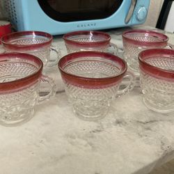 Vintage Punch Bowl Cups