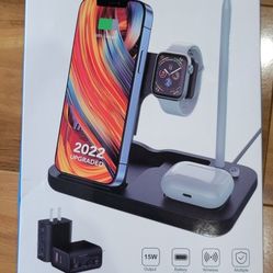 Brand New Unopened 4 in 1 Wireless Charging Set