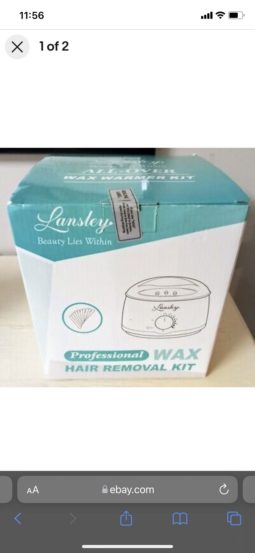 Lansley ALL-OVER Wax Warmer Kit Professional Wax Hair Removal Kit