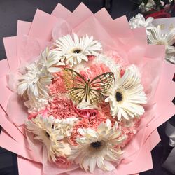 Carnation And Rose Bouquet Ramo Buchon