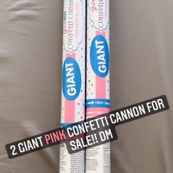 Pink Confetti Canon