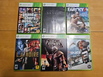 Xbox 360 games - Skate 3, Fallout, GTA